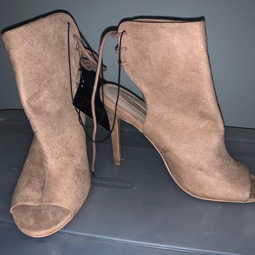 Nude booties